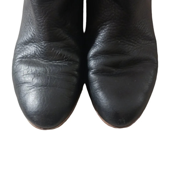 Kate Spade Black Leather Booties with Bows size 7.5 - Picture 4 of 11